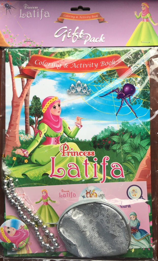 Princess Latifa and the Angry Spider Coloring and Activity Book