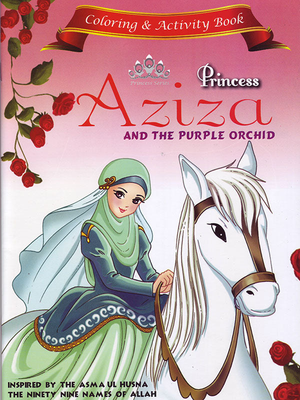 Princess Aziza and the Purple Orchid Coloring and Activity Book Gift Set